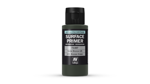 [73607] Vallejo Surface Primer 60ML. U.K. Bronze Green