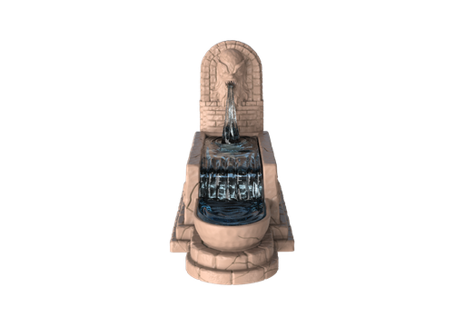 [1.1.1.7.2.00029] Wandbrunnen mit transparentem Wasser
