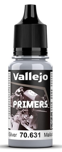[70631] Vallejo Surface Primer 18ml Chainmail Silver