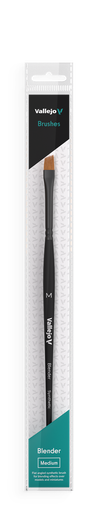 [B05002] Vallejo Flat Angled Synthetic Brush Medium
