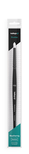 [B08002] Vallejo Weathering Round Synthetic Brush Medium